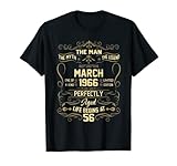 Legends Were Born In March 1966 56th Birthday 56 T-Shirt