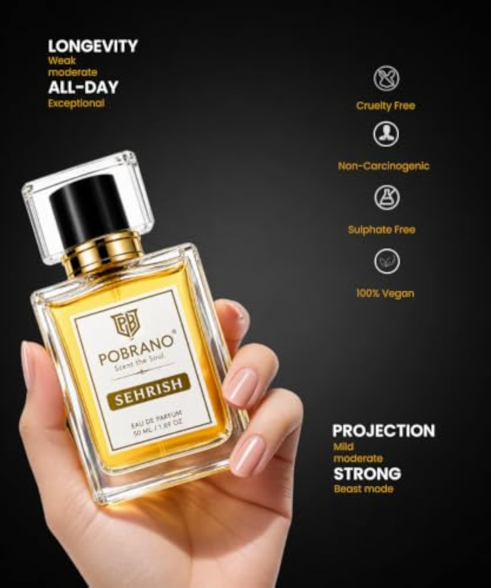 Sehrish Eau de Parfum, Luxurious Ginger & Woodsy