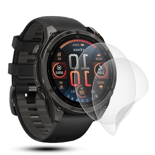 For GARMIN(K[~)fenix 8 Sapphire AMOLED 47mm p XN[یtB (2) ߗ ˒ጸ A`OA TPUf tیtB hCA hw Sʕی̑Ή K[~ fenix 8 