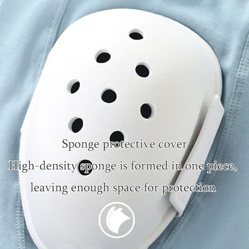 Breathable Boxer Shorts for Boys Post Circumcision Recovery, Soft Cotton Circumcision Underwear, Surgery Recovery Pants(Yellow,L/Large)4