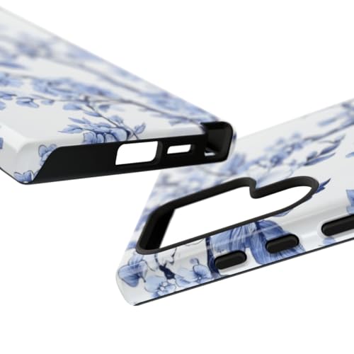Coque Samsung S24 Ultra fleur bleue un charme nostalgique