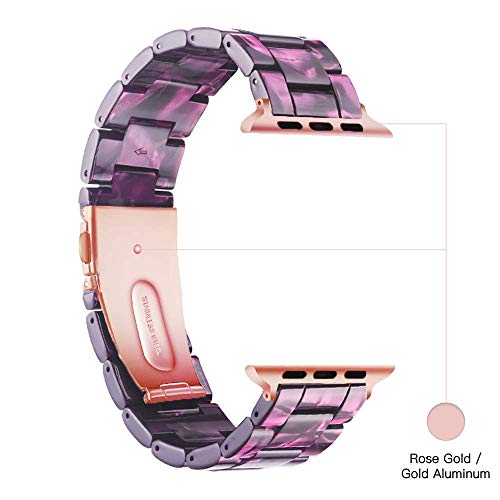 Image of Light House Apple Watch Bands-Fashion Lightweight Resin iWatch Bands for Women Men 38mm /40mm /41mm /42mm(Series 11 10), 49mm /46mm /45mm /44mm /42mm(S 3 2 1), Compatible with Apple Watch Series 11 SE 10 9 8 7 6 5 4 3 Ultra