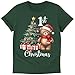 1st to 99th Christmas Custom T-Shirt – Personalized Holiday Shirt with Custom Backside Text, Year or Name | Handmade Christmas Outfit for Baby, Kids & Family