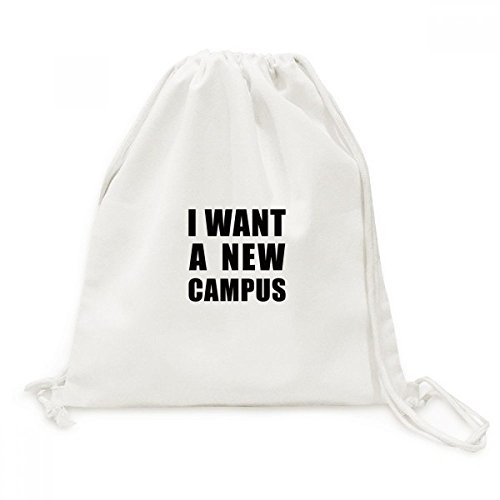 Sac à dos en toile Campus avec cordon de serrage pour escapade de week-end