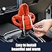 Lecctso Gear Shift Hoodie, Car Gear Shift Cover, Car Shifter Stick Protector Decoration, Automotive Interior Accessories Mini Sweater Gears Shifter Knob Cover Universal for Most Vehicle (Orange