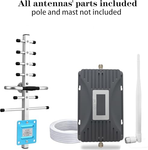 Image of Cell Phone Booster for Verizon Home, 5G 4G LTE Band 13 700MHz | 5,500 sq ft home coverage, 65dB AGC cell signal amplifier, FCC Approved, multi-user, requires usable outside signal