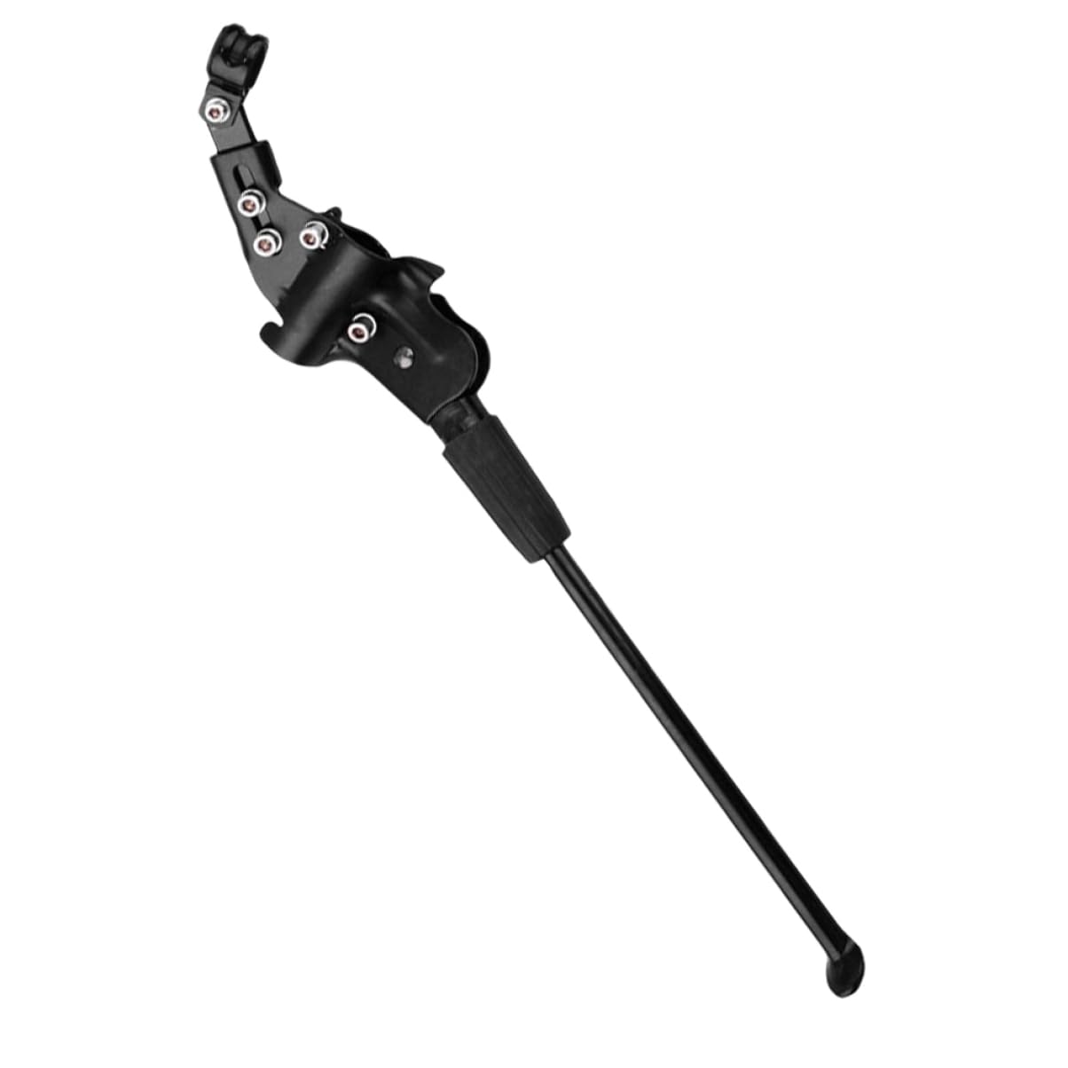 balacoo Adjustable Bike Leg Support Kickstand Durable Parking Stand for Mountain and Road Bikes Easy to Install Non Slip Black Color Bike Accessory for Enhanced Stability