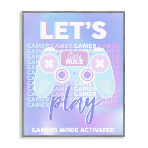Gaming Mode Activated Phrase, 24 x 30 Inch Framed Giclée Print