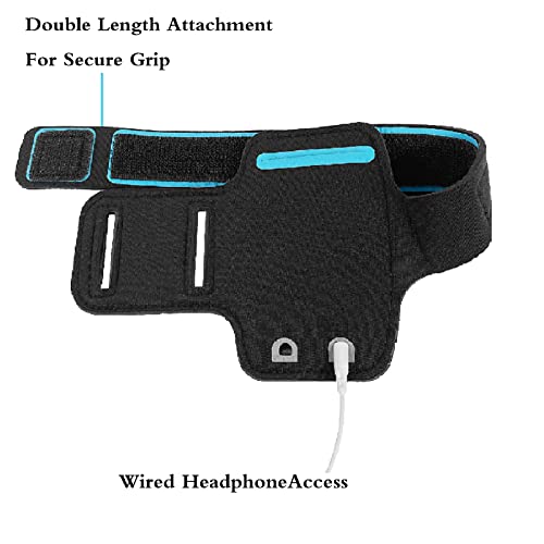 Mp3 Player Running Exercise Armband, Adjustable Length Arm Band, Waterproof, Built-In Key Pocket, Headphone Slot, Sports Armband Protector For Mp3 Players From Agptek, Aiworth, Hotechs #TOP3