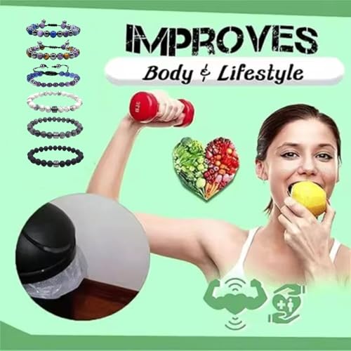 Glame Anti Alcohol Bracelet for Men Women Stop Drinking Alcohol Manifestation Bracelet Set Reduce the Urge to Drink Cravings Bracelets Elegant Healing Calming Anxiety Stress Relief Gifts for Women Men3