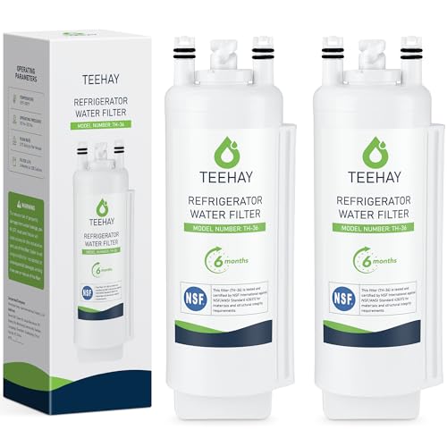 TEEHAY Filter A EDRARXD1 Water Filter 2 Pack