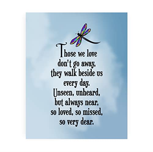 Those We Love Don't Go Away Dragonfly Print