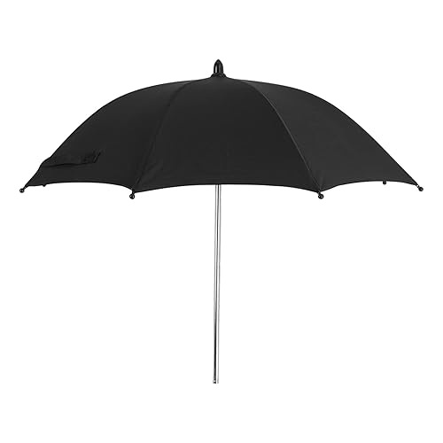 Miniatura 2 de Ejoyous Sombrilla ajustable para cochecito de bebé, sombrilla ajustable con abrazadera, sombrilla de rayos de sol, lluvia, sombrilla para silla de
