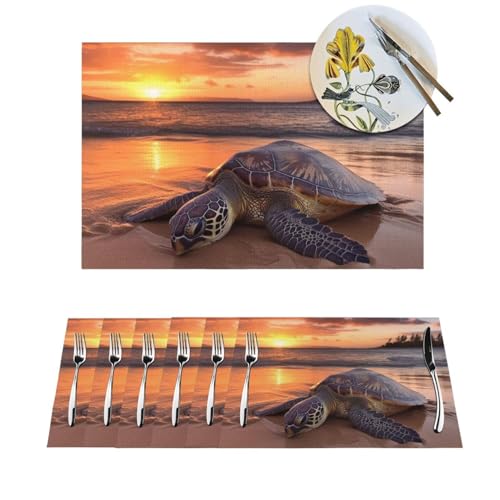 Set de table thermorésistant en vinyle lavable pour protéger votre table - 2