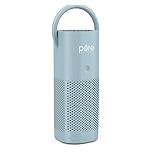 Pure Enrichment® PureZone™ Mini Portable Air Purifier - Cordless True HEPA Filter Cleans Air & Eliminates 99.97% of Dust, Odors, & Allergens Close to You - Cars, School, & Office (Starlight Blue)