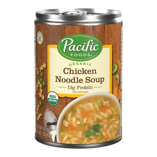 Pacific Foods Organic Chicken Noodle Soup, 16.1 Oz #TOP16