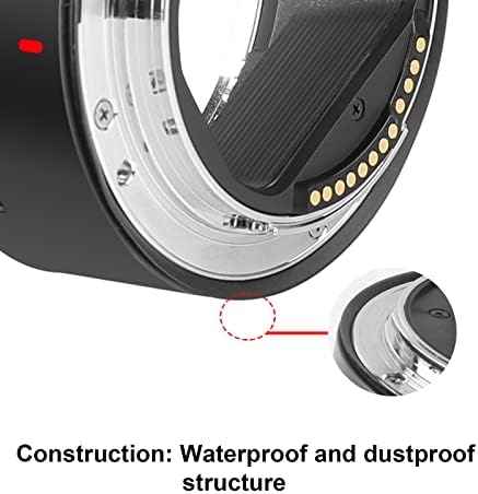Meike Metalowy adapter obiektywu EF-EOSR, konwerter, z autofokusem, do aparatów Canon EF/EF-S, EOS-R, EOS-RP, R5, R6, R7, R10, C70 i RED