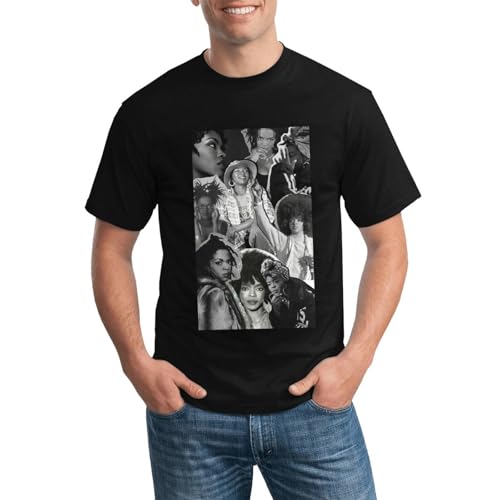 Man Short Sleeve Crew Neck Tees for Lauryn and Hill Tops Breathable Tshirts-3