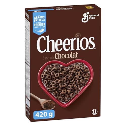 CHEERIOS Chocolate Flavour Cereal Box, Whole Grain is the First Ingredient, No Artificial Colours, No Artificial Flavours, Made with Real Cocoa, 420 Grams Package of Cereal - Image 3
