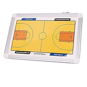 YZDKJDZ Basketbal Marker Board voor Coaching, Coaches Tactische Zijdelings Basketbal Coaches Klembord Magnetische…