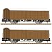 Produktbild Fleischmann 826213 N 2er-Set Gedeckte Güterwagen der DB-AG