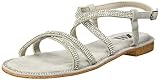 Brand: XTI XTI 48996, Sandalias con Punta Abierta Mujer, Blanco (Hielo Hielo), 40 EU