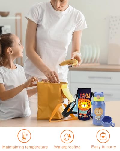 MOPZIJA 1 x tragbare Reisetasche für Babyflaschen, Kühltasche mit Isolierschicht, hält Flüssigkeiten warm und kalt, geeignet für den Heimgebrauch, Reisen und Auto, isolierte Flaschentasche