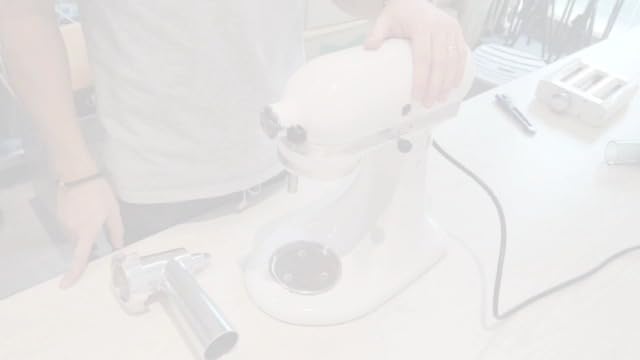 Metal Food Grinder Attachment for KitchenAid Stand Mixer, AMZCHEF Meat Grinder Attachments Included 3 Sausage Stuffer Tubes & Holder, 4 Grinding Plates, 2 Grinding Blades, Burger Press, Cleaning Brush