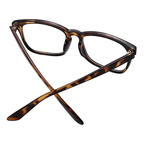 Image of Onrtry Non Prescription Glasses for Men Women Square Clear Lens Eyeglasses