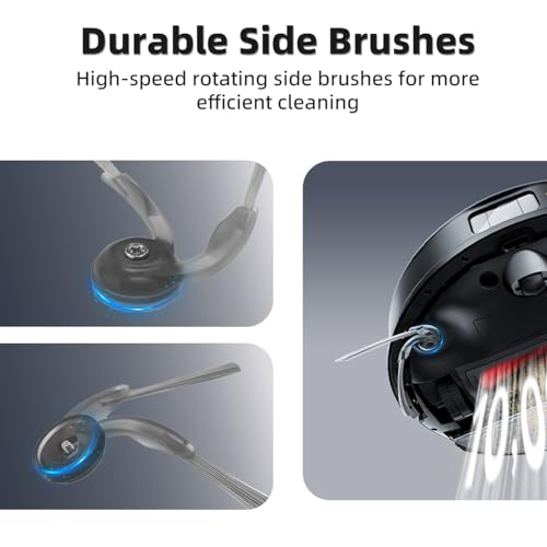 Image of 24Pcs Q10 S5+ Accessories Kit Replacement Compatible with Roborock Q10 S5+ /Q10 S5 /Q10 x5 /Q10 x5+ Robot Vacuum,2 Main Brush,4 Mop Cloth Pads,6 Side Brushes,4 HEPA Filters,6 Dust Bag,1 Cleaning Tool