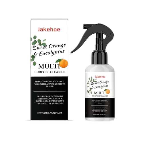 Sweet Orange & Eucalyptus leaf Multi-Purpose Cleaner, 100ml, Mild Formula for Kitchen and Glass