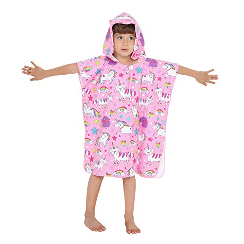 Toallas Ponchos con Capucha Toalla de Baño Para Niños Toalla de Play