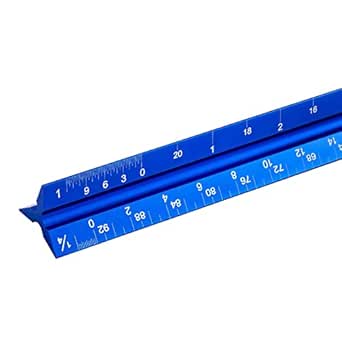 Regla De Escala Arquitectónica De Aluminio De 12 , Para Arqu | Cuotas
