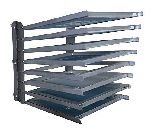 Techtongda Screen Frame Rack Shelf Storage Holder 8 Layers Screen Printing Shop Rack Screen Drying #TOP2