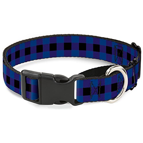 Collar de búfalo grande 45-81 cm perro grande ajustable negro 2