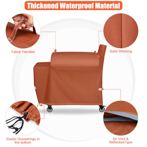 Image of QuliMetal Grill Cover for recteq Flagship 1100 /1250 /700 /680 Grills