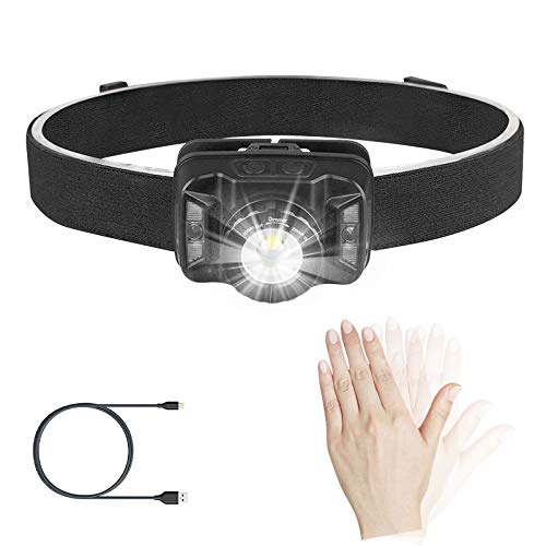 JINGYAN Reflektory Nowy oświetlenie Headlamp Outdoor Camping Night Riding Light USB Ładowanie Reflektory Reflektorów Nocny Uruchom Eksplorator Focus Lights