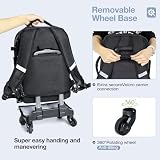 Lekespring Ryanair Plecak 40 x 20 x 25 - Plecak podróżny samolotu Bagaż podręczny dla kobiet i mężczyzn, Ryanair 40 x 20 x 25 cm, torba kabinowa z 6 torbami do organizowania do szkoły biznesowej na co