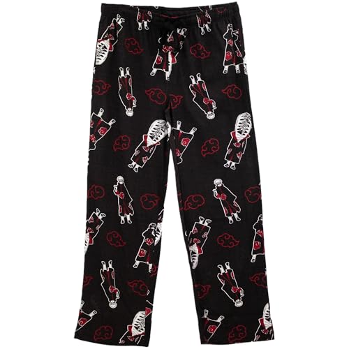 Ripple Junction Naruto Shippuden Men's Lounge Pants Akatsuki Cloud Itachi Pain Zetsu All Over Print Anime Officially Licensed2