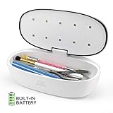 Adecuado para uñas, belleza, desinfección de herramientas de tatuaje, aretes, caja de almacenamiento de desinfección cosmética diaria, teléfono móvil, gafas, desinfección de vajilla, desinfección de suministros de juguetes maternos e infantiles, suministros personales, desinfección de suministros para mascotas, cepillo de dientes, desinfección de artículos para el hogar.
