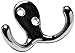 Price comparison product image Merriway® BH00127 (4 Pcs) Chrome Plated Twin Robe Hook - Pack of 4 Pieces