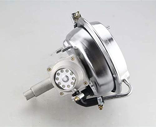 ABB-168 POWER BRAKE BOOSTER VACUUM POWER BRAKE BOOSTER COMPATIBLE FOR VH44 (CHROME) FOR HOT RODS FITTING KIT