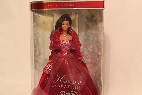Muñeca Barbie African American 2002 Celebración miniatura 2