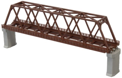 Pont en fer Rokuhan R061 brun de 220mm pour modélisme ferroviaire à voie unique