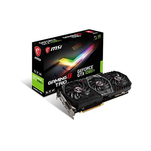 MSI scheda grafica GeForce GTX 1080 ti Gaming x Trio GTX1080 ti interno 11264 MB