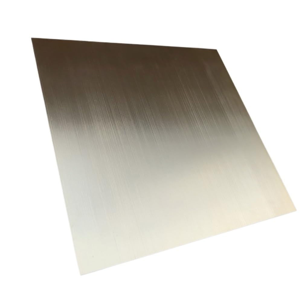 3 Stück goldene dünne dekorative Aluminiumbleche – eloxierte Aluminiumplatten(200x200x0.8mm)