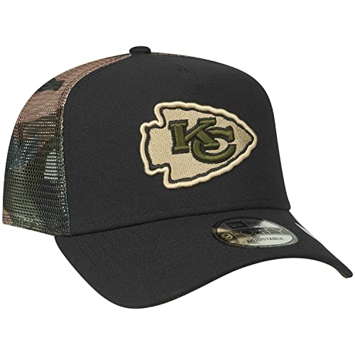 New Era Snapback Trucker Cap Kansas City Chiefs Wood Camo - vue 3