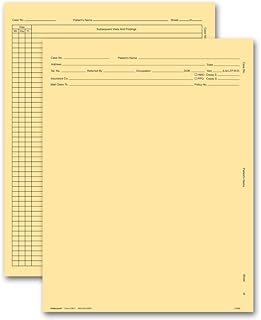 General Exam Record Without Account Record Letter Style 8 1/4 x 10 3/4