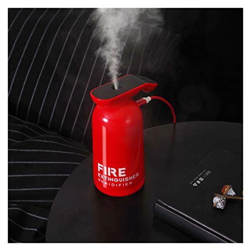 CGRTART Fire Extinguisher Air Humidifier USB Mist Maker Fogger 180ML Cool Water Aroma Diffuser for Home Car Air Purifier (Color : Red)