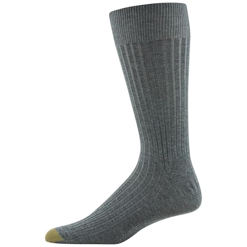 GOLDTOE Men's Classic Canterbury Crew Dress Socks, 3-Pairs3